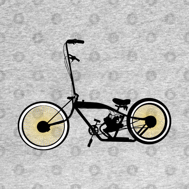 Lowrider Bicycle - All Black - Whitewall by ilrokery